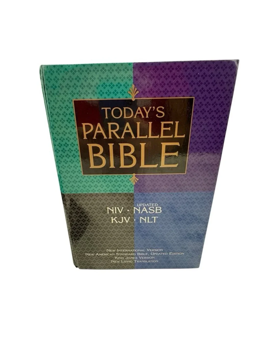 *TODAY'S PARALLEL BIBLE NIV Updated NASB KJV NLT Zondervan Hardcover Carry Case